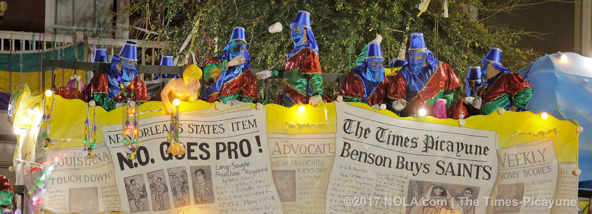 Krewe of Bacchus 2017 rolls in New Orleans: See Mardi Gras parade photos